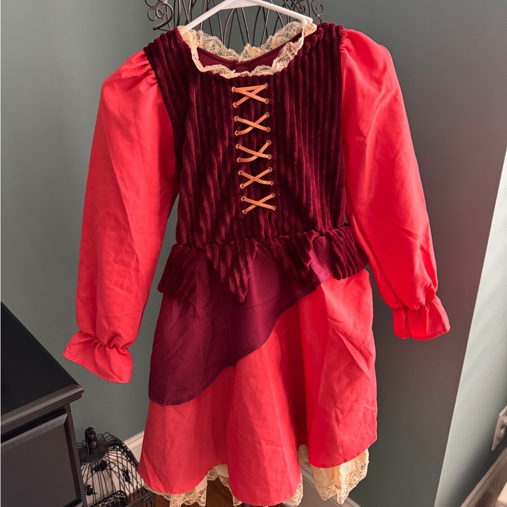 RARE Disney Parks Captain Redd Pirate Dress Girls Sz M